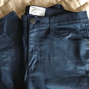 CURRENT/ELLIOT Coated High Waist Ankle Skinny